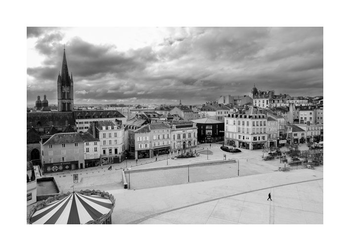 Photo Limoges place de la république vue de haut